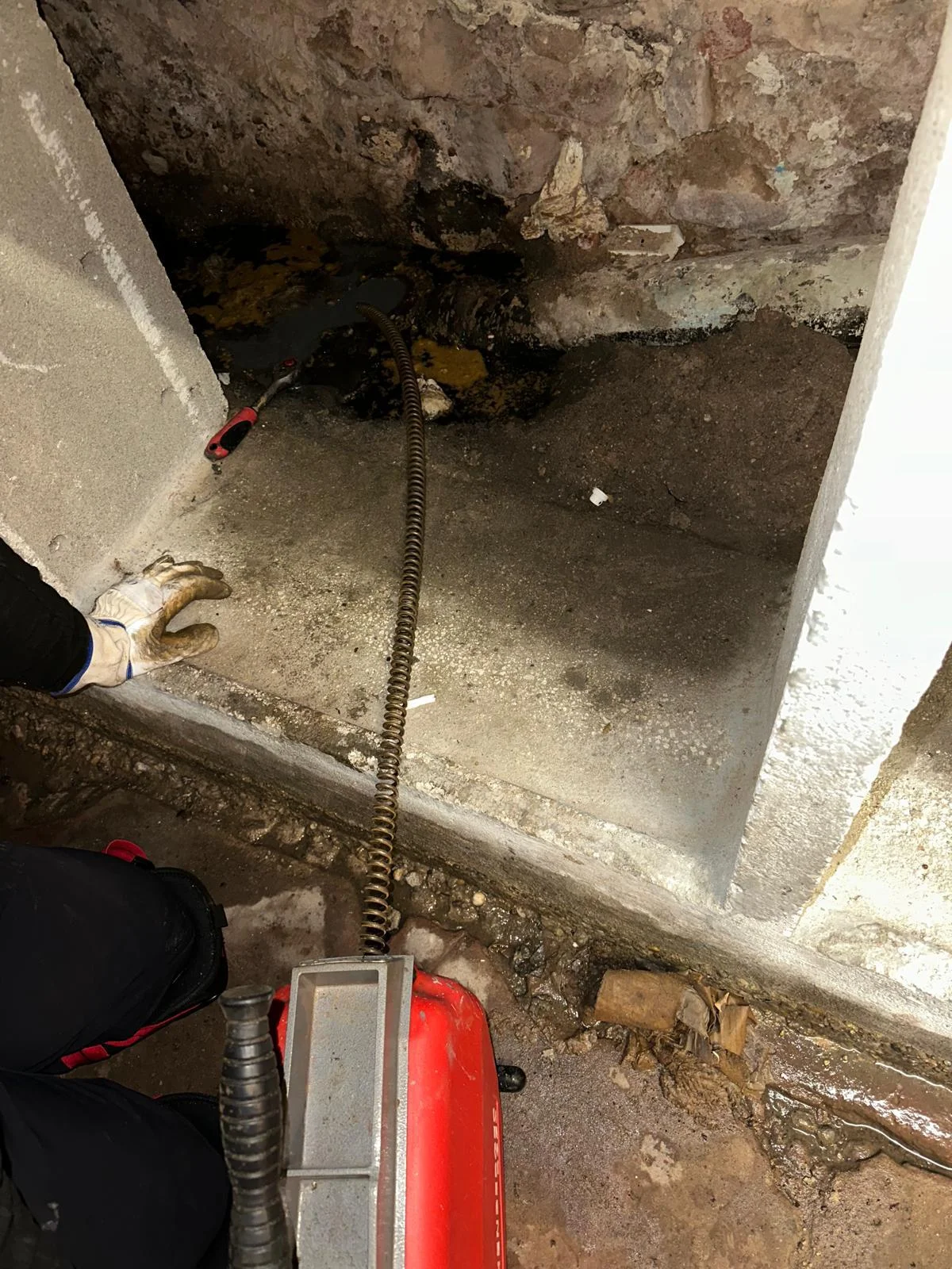 Rohrreinigung Geisenheim Keller Abwasserrohr Spirale SOS