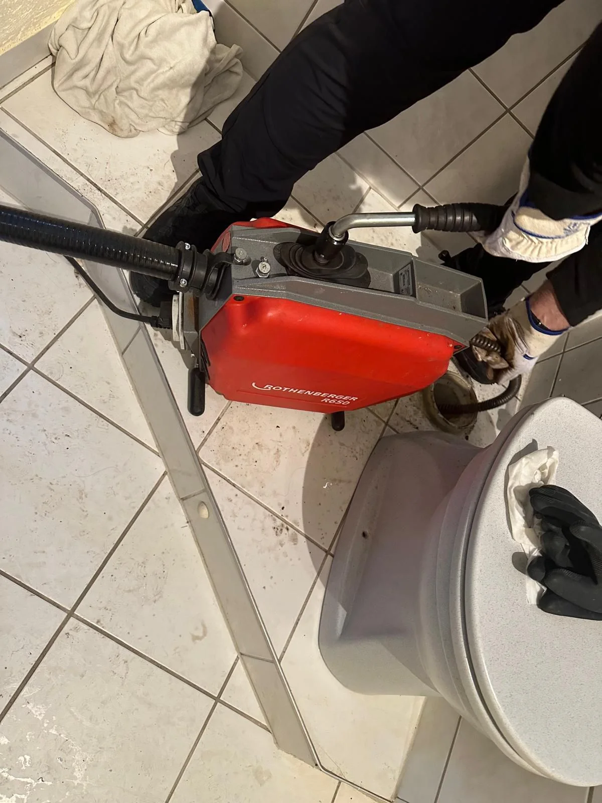 Rohrreinigung Maschine Rothenberger Budenheim